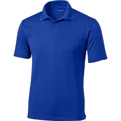Custom Sport-Tek Micropique Sport-Wick Polo. True Royal Blue