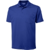 Custom Sport-Tek Micropique Sport-Wick Pocket Polo. True Royal Blue