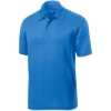 Custom Sport-Tek Heather Contender Polo. Blue Wake Heather