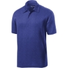 Custom Sport-Tek Heather Contender Polo. Cobalt Blue Heather