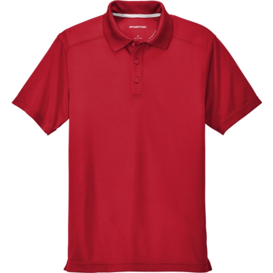 Custom Sport-Tek PosiCharge Micro-Mesh Polo. True Red