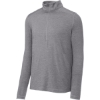 Custom Sport-Tek Exchange 1.5 Long Sleeve 1/2-Zip Grey Hthr