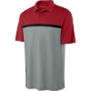 Custom Sport-Tek UV Micropique Colorblock Polo DR/GCcH/Bk