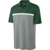 Custom Sport-Tek UV Micropique Colorblock Polo FGn/GCcH/W