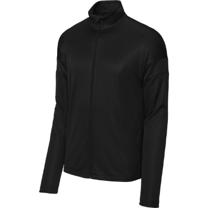Custom Sport-Tek Travel Full-Zip Jacket Blk/Blk
