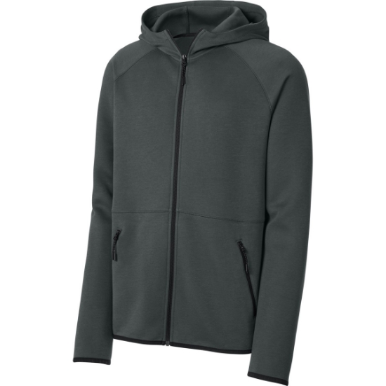 Custom Sport-Tek Phenom Full-Zip Hoodie IronGrey
