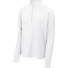 Custom Sport-Tek Sport-Wick Stretch 1/4-Zip Pullover. White
