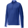 Custom Sport-Tek Sport-Wick Stretch Contrast 1/4-Zip Pullover. Tr Royal/TrRyH