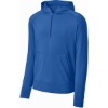 Custom Sport-Tek Sport-Wick Stretch 1/2-Zip Hoodie True Royal Blue