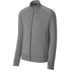 Custom Sport-Tek Sport-Wick Stretch Full-Zip Cadet Jacket CharGreyHt
