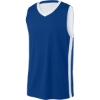 Custom Sport-Tek Rival Basketball Rev Jersey True Royal Blue/White