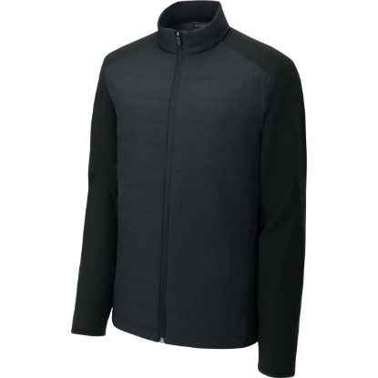 Custom Sport-Tek Teknical Hybrid Jacket Black
