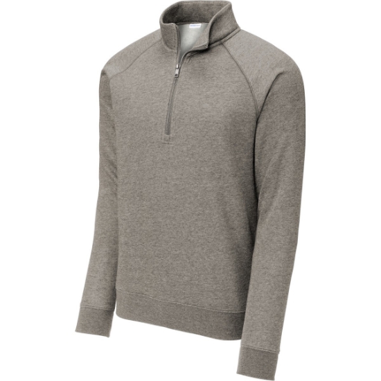 Custom Sport-Tek Drive Fleece 1/4-Zip Pullover Vintage Heathered Gray