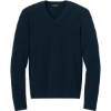 Custom Port Authority Easy Care V-Neck Sweater River Blue Navy