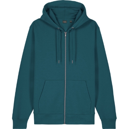 Custom Stanley/Stella Unisex Cultivator 2.0 Full-Zip Hooded Sweatshirt Stargazer Blue