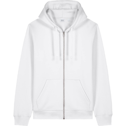 Custom Stanley/Stella Unisex Mixer Full-Zip Hooded Sweatshirt White