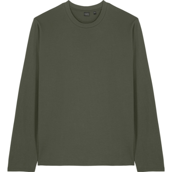 Custom Stanley/Stella Unisex Creator 2.0 Long Sleeve Tee Khaki Green