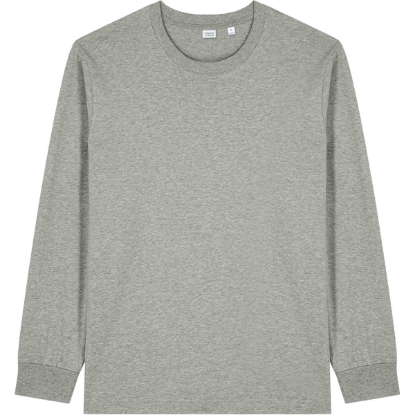 Custom Stanley/Stella Unisex Freestyler Heavyweight Long Sleeve Tee HthrGrey