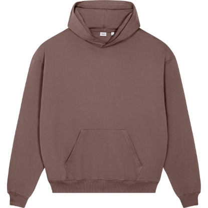 Custom Stanley/Stella Unisex Cooper Dry Hooded Sweatshirt Kaffa Coffee Brown