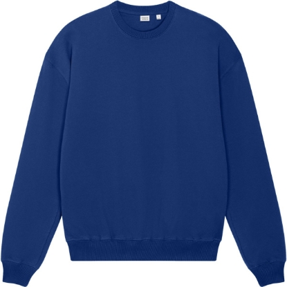 Custom Stanley/Stella Unisex Ledger Dry Crewneck Sweatshirt Worker Blue