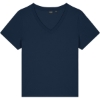 Custom Stanley/Stella Womens Stella Isla V-Neck Tee French Navy Blue