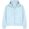 Custom Stanley/Stella Womens Stella Ida Full-Zip Hooded Sweatshirt Blue Ice