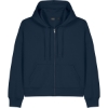 Custom Stanley/Stella Womens Stella Ida Full-Zip Hooded Sweatshirt French Navy Blue