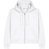 Custom Stanley/Stella Womens Stella Ida Full-Zip Hooded Sweatshirt White