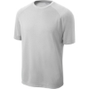 Custom Sport-Tek Dry Zone Short Sleeve Raglan T-Shirt. Silver