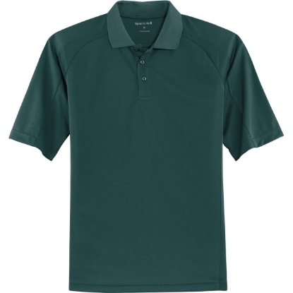 Custom Sport-Tek Dri-Mesh Pro Polo. Dark Green