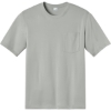 Custom CornerStone Tall Workwear Pro Short Sleeve Pocket Tee LightGrey