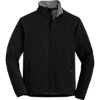 Custom Port Authority Tall Glacier Soft Shell Jacket. Black/Chrome Gray