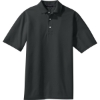 Custom Port Authority Tall Rapid Dry Polo. Charcoal Gray