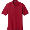 Custom Port Authority Tall Silk Touch Polo. Red