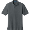 Custom Port Authority Tall Silk Touch Polo. Steel Grey
