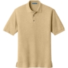 Custom Port Authority Tall Silk Touch Polo. Stone Beige