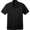 Custom Port Authority Tall Silk Touch Performance Polo. Black