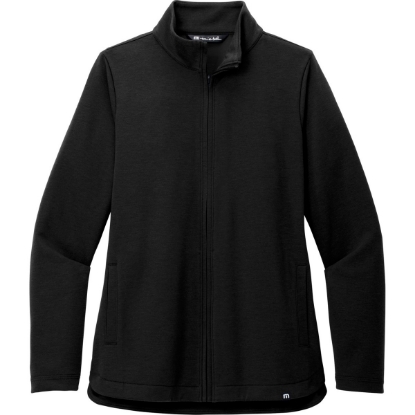 Custom TravisMathew Womens Coveside Full-Zip Black