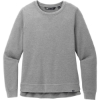 Custom TravisMathew Womens Long Weekend Crew LtGreyHt