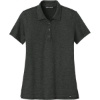 Custom TravisMathew Womens Sunnyvale Polo Black Heather