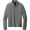 Custom TravisMathew Womens Coveside 1/2-Zip Dark Gray Heather