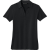 Custom TravisMathew Womens Glenview Solid Polo Black