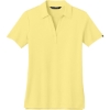 Custom TravisMathew Womens Glenview Solid Polo Pale Yellow