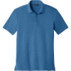 Custom TravisMathew Coto Performance Polo. Brilliant Blue Heather