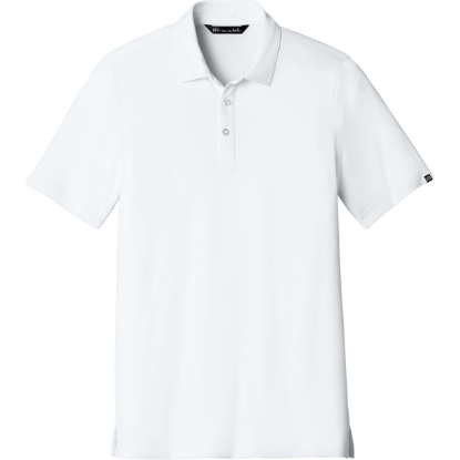 Custom TravisMathew Coto Performance Polo. White
