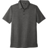 Custom TravisMathew Oceanside Heather Polo. BlkHthr
