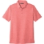 Custom TravisMathew Oceanside Heather Polo. Cardinal Red Heather