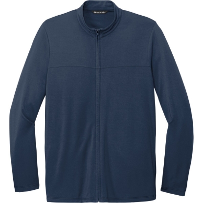 Custom TravisMathew Newport Full-Zip Fleece. Blue Nights