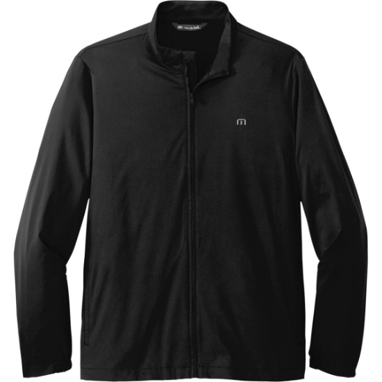 Custom TravisMathew Surfside Full-Zip Jacket. Black