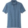 Custom TravisMathew Auckland Slub Polo Riviera Blue